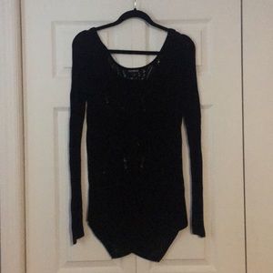 Express distressed sweater
